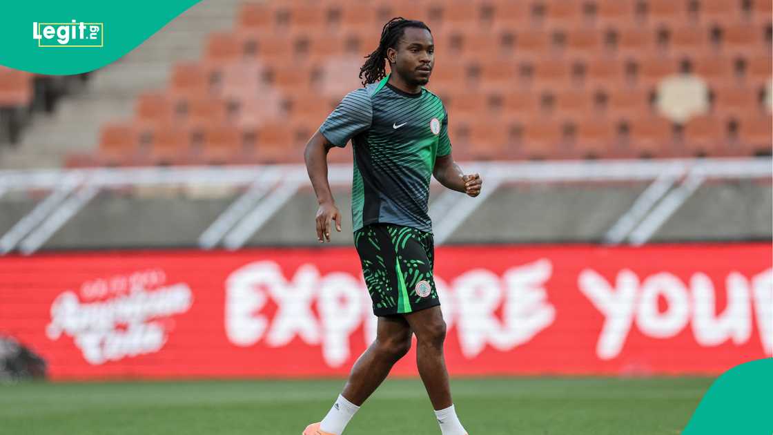 Ademola Lookman, Super Eagles, Nigeria, Lesotho, Polokwane, South Africa. Ademola Lookman, Super Eagles, Nigeria, Lesotho, Polokwane, South Africa.