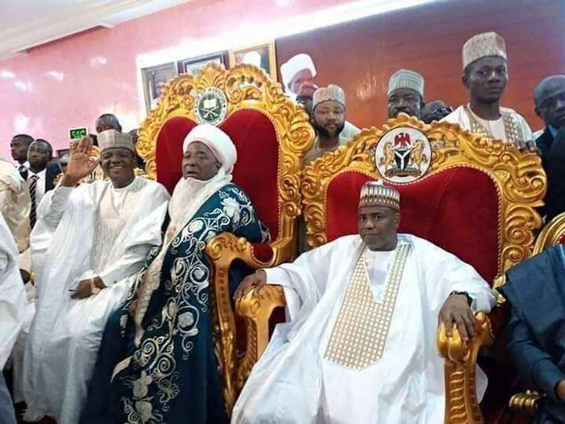 Gwamnoni 9 sun hallarci daurin auren 'yar Matawalle Gwamnoni 9 sun hallarci daurin auren 'yar Matawalle