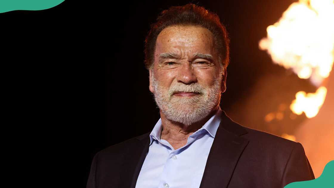 Arnold Schwarzenegger attends a film premiere