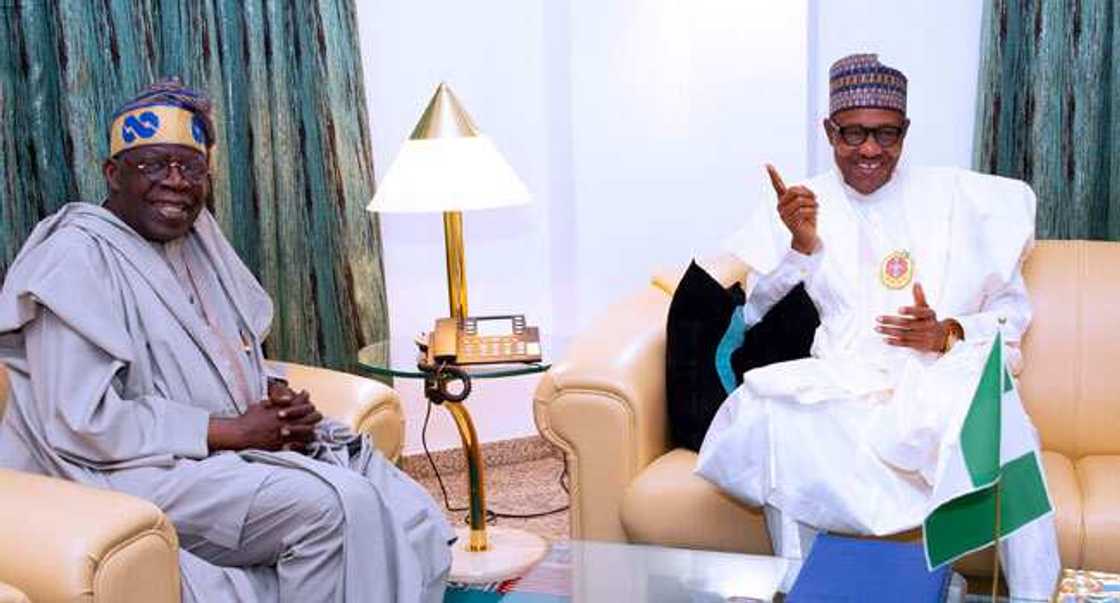 Yanzu-yanzu: Buhari ya gana da Tinubu a Aso Rock (Hotuna)