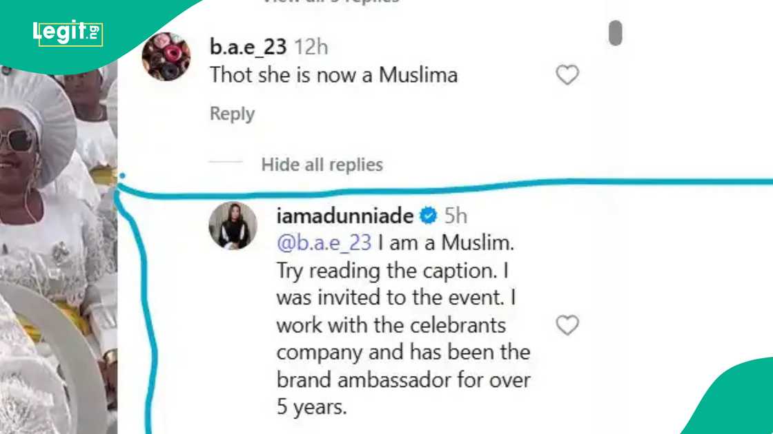 Actress Adunni Ade stirs debate after celestial church appearance Actress Adunni Ade stirs debate after celestial church appearance