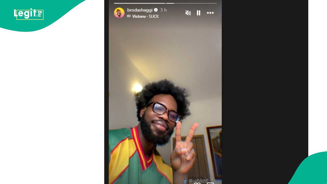 Broda Shaggi breaks silence after months-long absence from social media. Broda Shaggi breaks silence after months-long absence from social media.