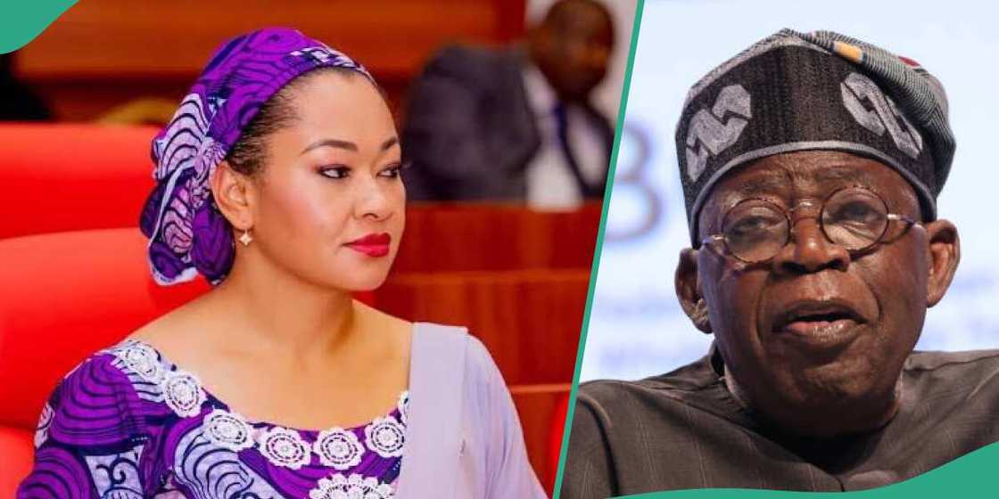 Senator Natasha and Presiden Tinubu