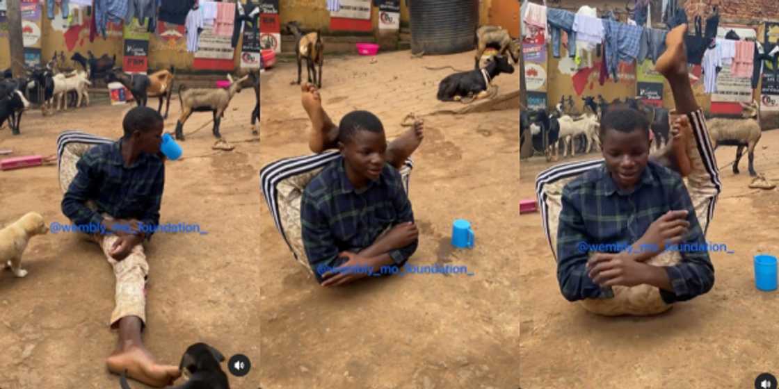 "He is Too Flexible": Reactions as Young Boy Displays Amazing Yoga Skills in Viral Video