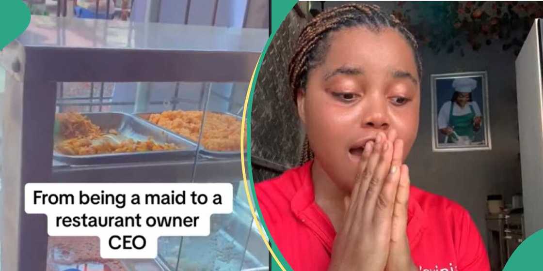 Nigerian lady shows restaurant she acquired Nigerian lady shows restaurant she acquired