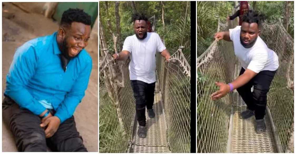 Oga Sabinus, rope bridge Lagos