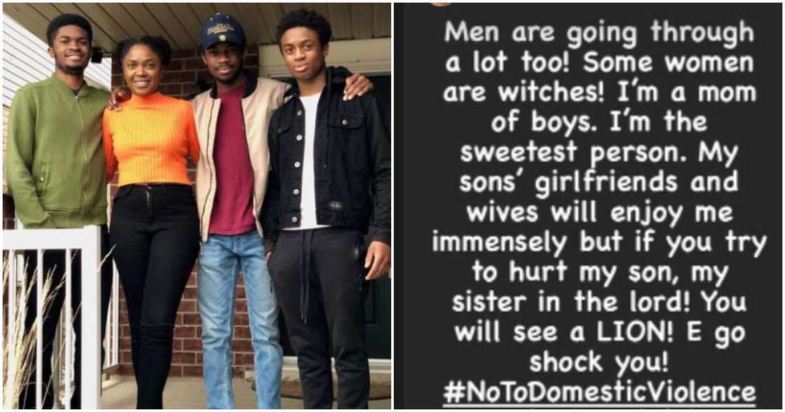Omoni Oboli's sons, domestic violence Omoni Oboli's sons, domestic violence