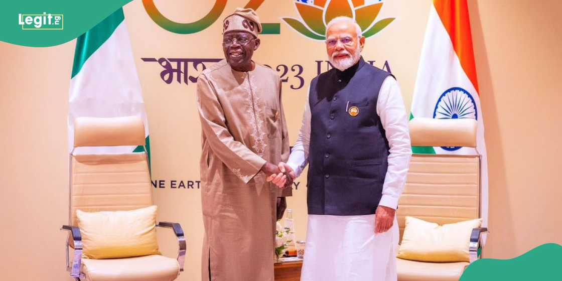 Tinubu receives Indian PM Narendra Modi in Aso Rock