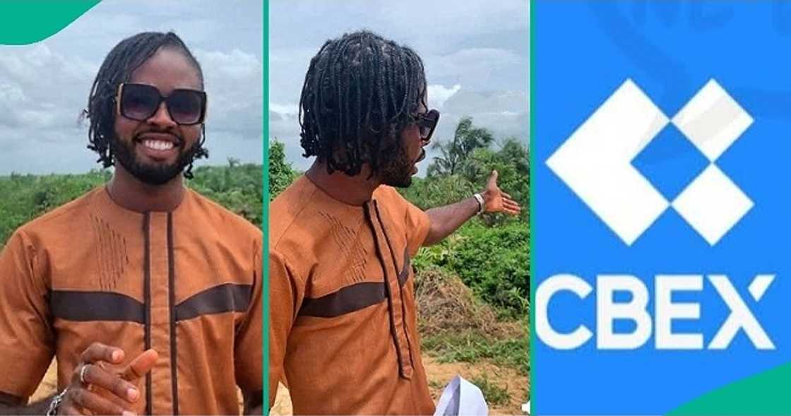 Man who cried out after losing N9 million to CBEX gets land worth N30m. Man who cried out after losing N9 million to CBEX gets land worth N30m.