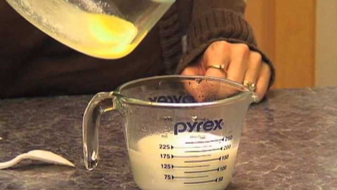 Milk with butter Milk with butter