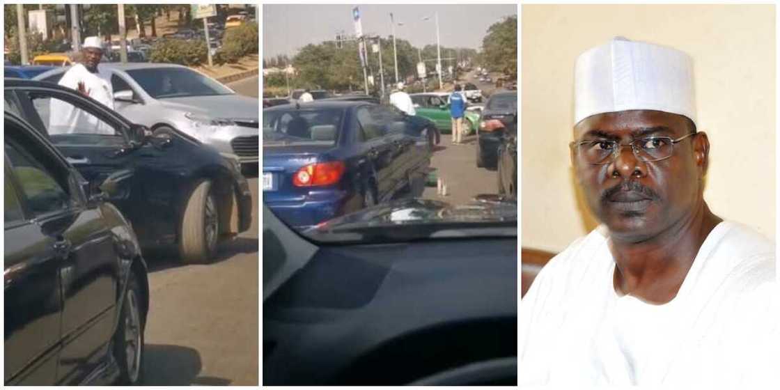 Hilarious reactions trail viral video of Nigerian senator controlling traffic in Abuja Hilarious reactions trail viral video of Nigerian senator controlling traffic in Abuja