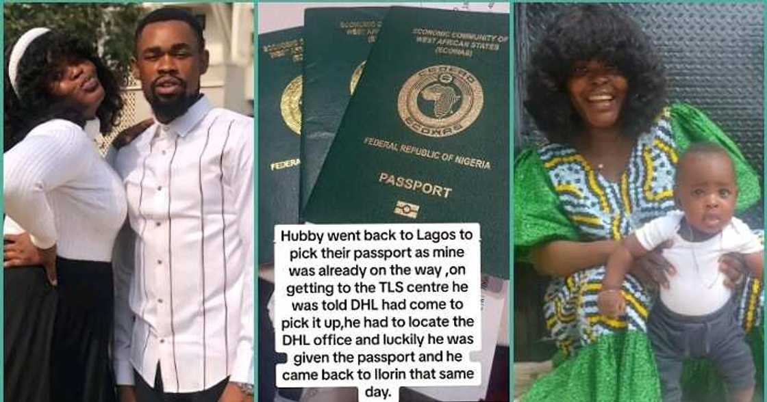 Woman celebrates moving abroad with her family Woman celebrates moving abroad with her family