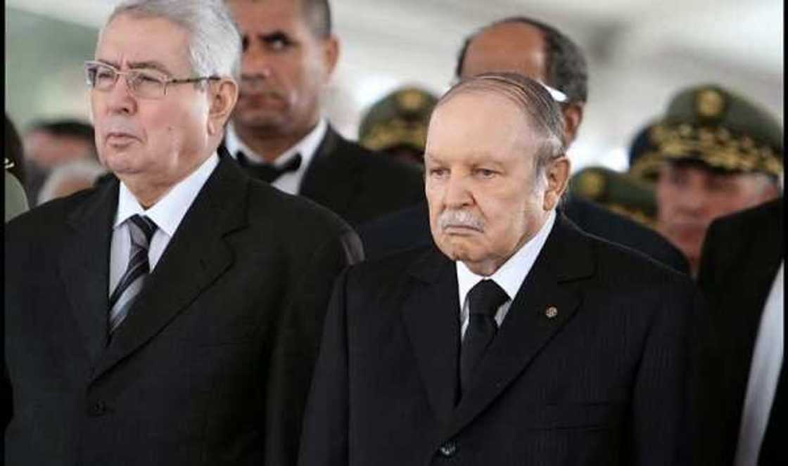 Abdelkader Bensalah and Abdelaziz Bouteflika Abdelkader Bensalah and Abdelaziz Bouteflika