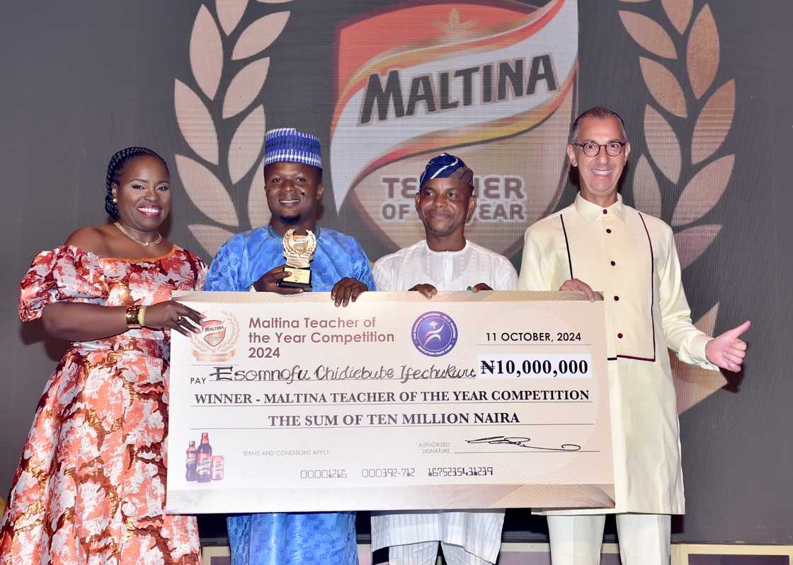 Nasarawa Teacher, Esomnofu Ifechukwu Emerges 2024 Maltina Teacher of the Year