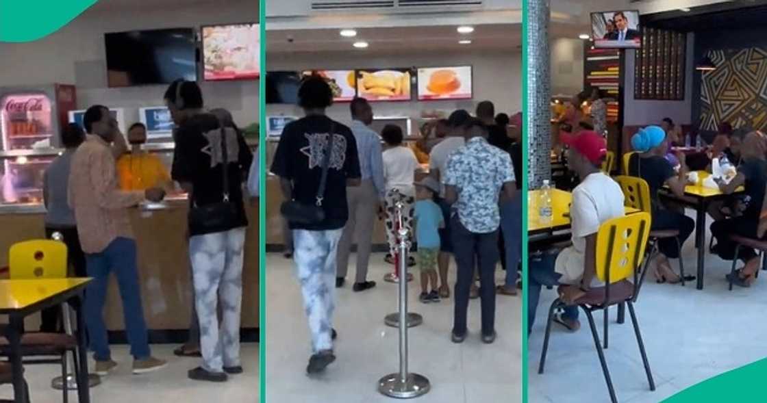 Nigerian man blasts loud music in restaurant Nigerian man blasts loud music in restaurant