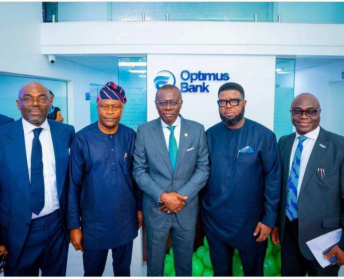 Governor Babajide Sanwo-Olu Officially Unveils Optimus Bank