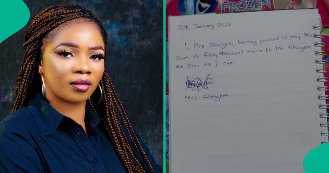 Wife shares promissory she had written to husband to seek loan which he rejected Wife shares promissory she had written to husband to seek loan which he rejected