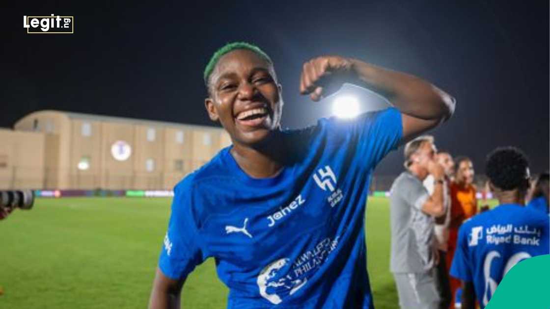 Super Falcons, Asisat Oshoala, Saudi, Nigeria, Al Hilal, Football. Super Falcons, Asisat Oshoala, Saudi, Nigeria, Al Hilal, Football.