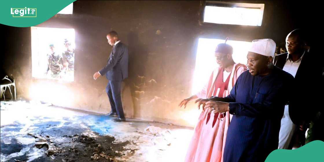 Fintiri visited the area to assess the damage and meet affected families