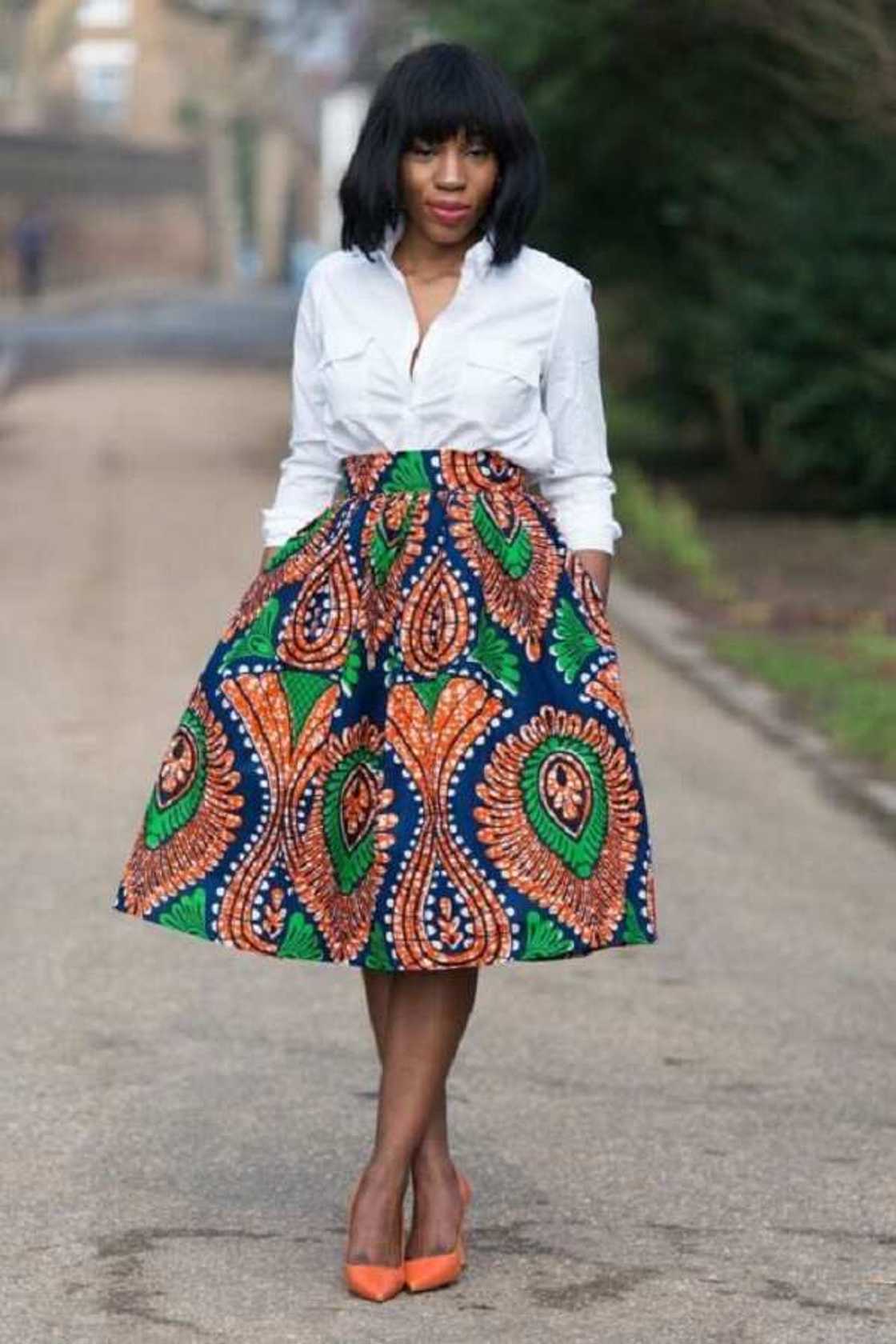 wide ankara skirt wide ankara skirt