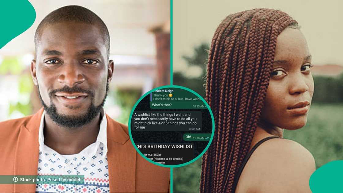 Man who receives free food from neighbour gets surprised after she sent him a birthday wishlist