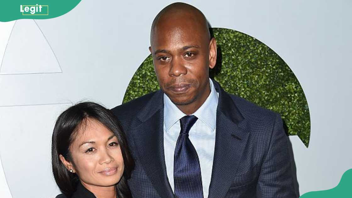 Comedian Dave Chappelle and Elaine Chappelle at Chateau Marmont