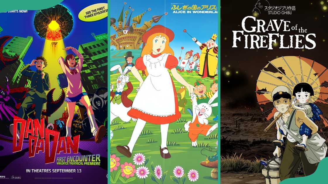 This August, watch Dandadan Season 2 (L), Fushigi no Kuni de Alice (C), and Grave of the Fireflies (R) This August, watch Dandadan Season 2 (L), Fushigi no Kuni de Alice (C), and Grave of the Fireflies (R)