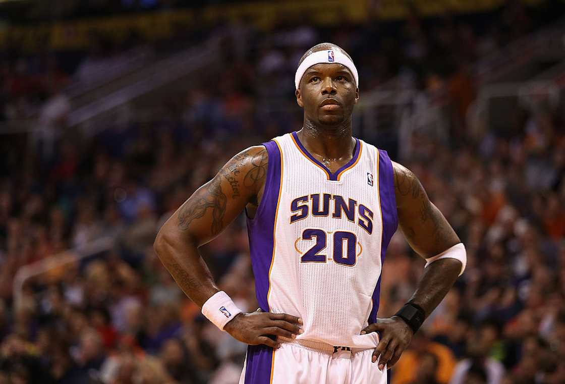 Jermaine O'Neal during the NBA game against the Miami Heat at US Airways Center