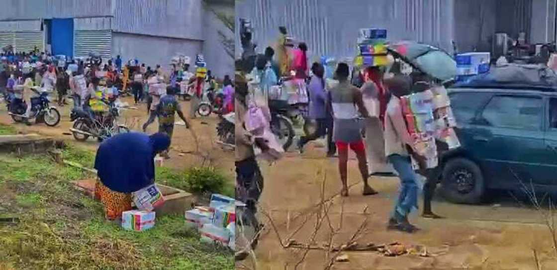 Looting: Tell your children to return unaccounted goods, Buhari tells parents Looting: Tell your children to return unaccounted goods, Buhari tells parents