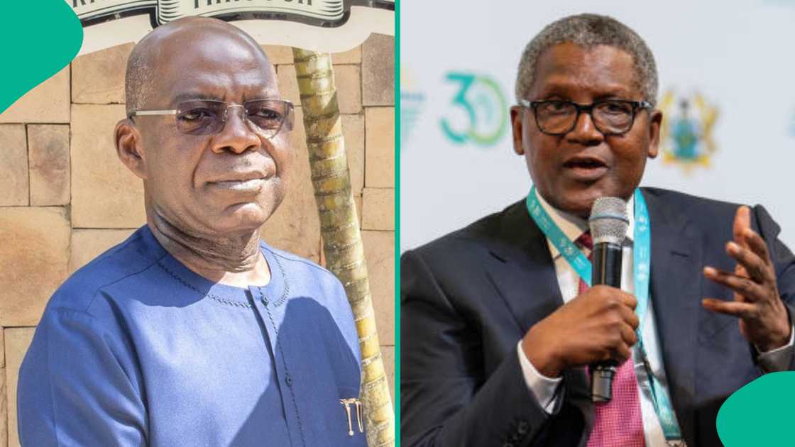 Alex Otti da Aliko Dangote Alex Otti da Aliko Dangote