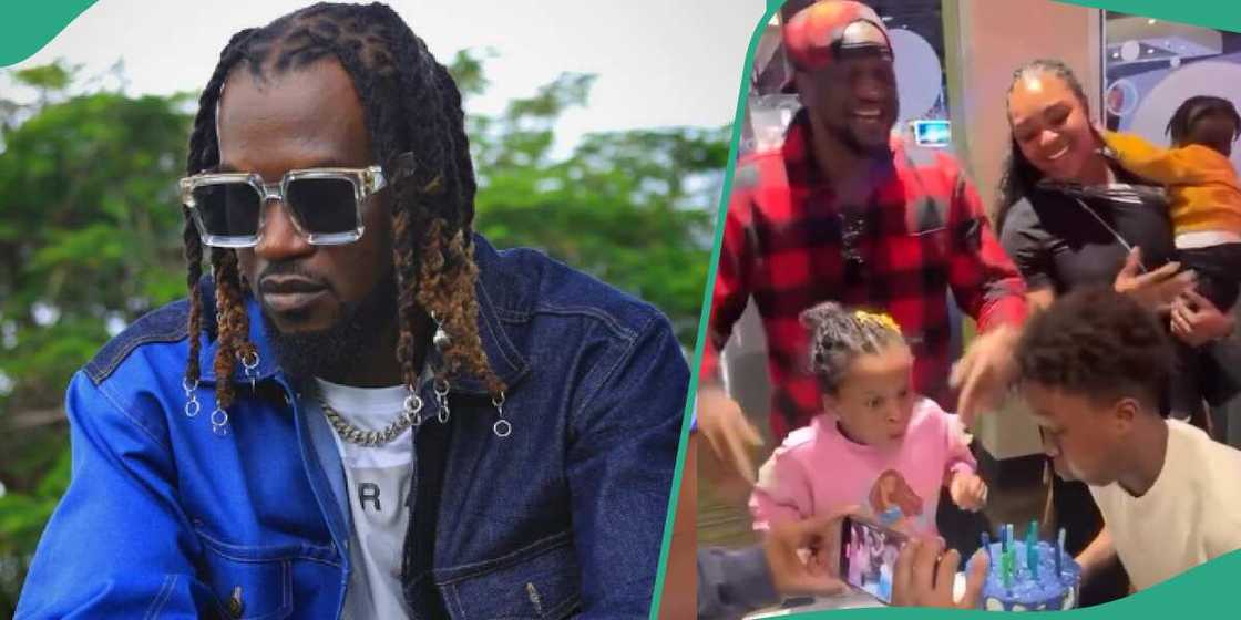 Singer Paul Okoye and ex-wife Anita reunite for son's 11th birthday.