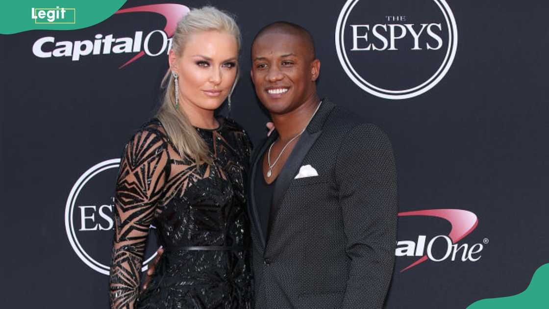 Lindsey Vonn and Kenan Smith during The 2017 ESPYS