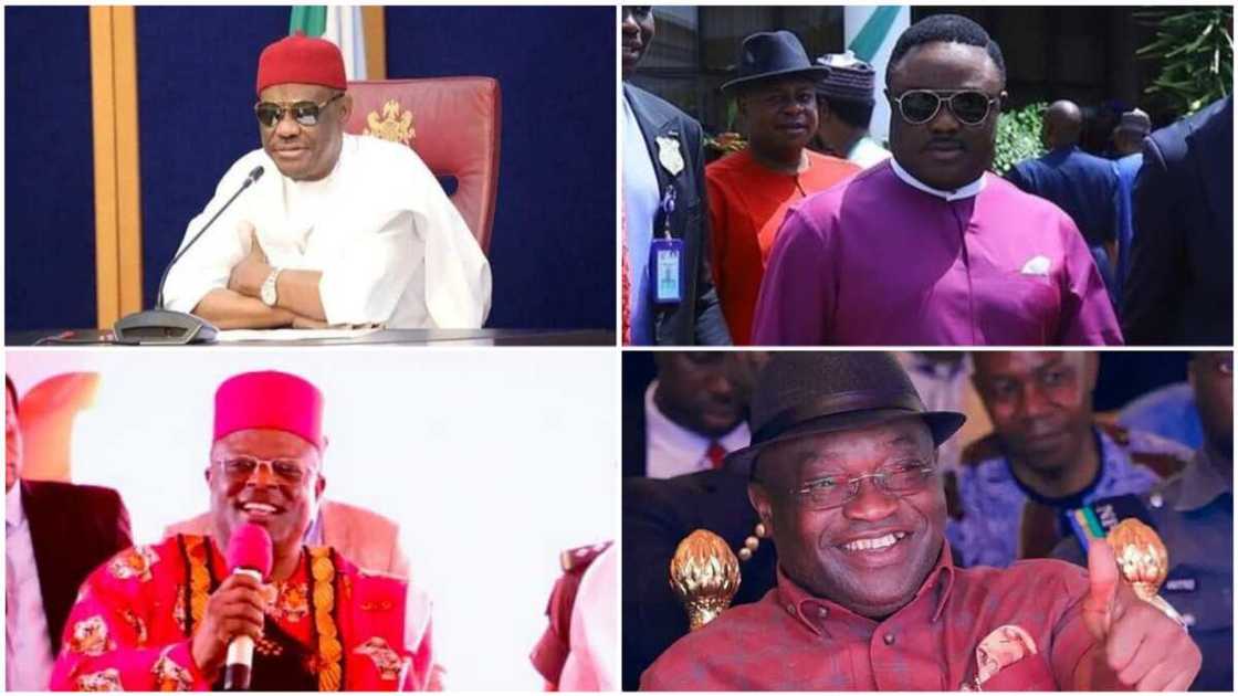 Nyesome Wike/Okezie Ikpeazu/Ben Ayade/Dave Umahi/2023 election