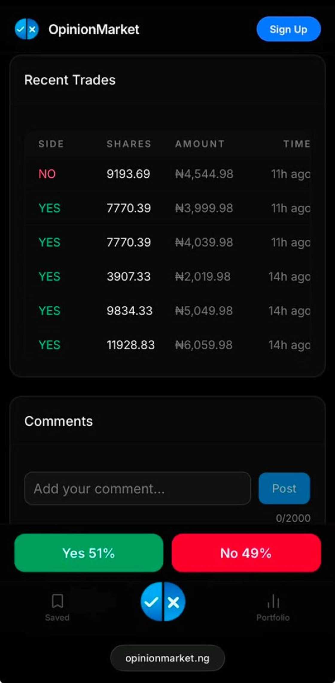 OpinionMarket Launches Nigeria's First Mainstream Prediction Market Platform OpinionMarket Launches Nigeria's First Mainstream Prediction Market Platform