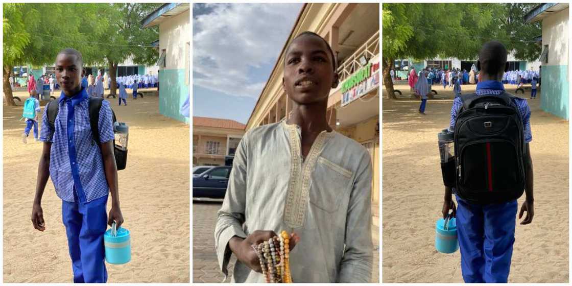 Dream Come True for Young Maiduguri Street Beggar as Nigerians Donate to Help Him Return to School