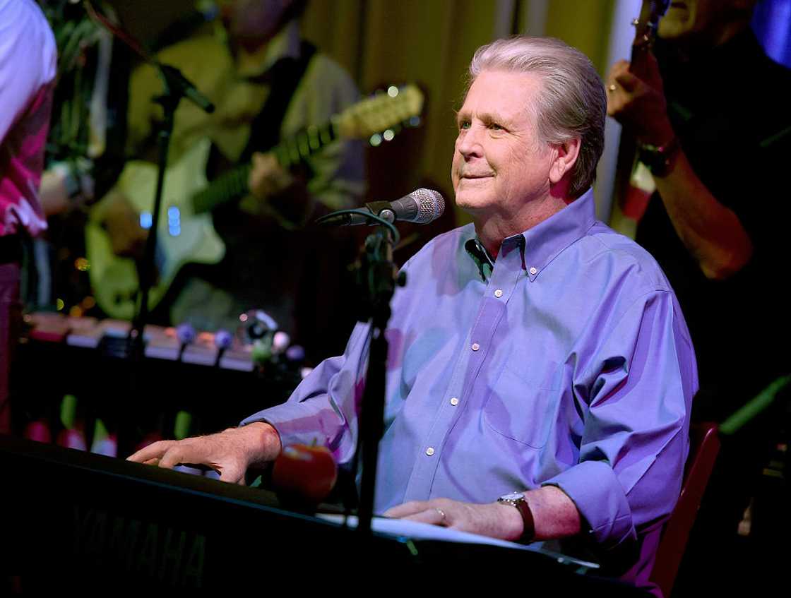 Musician Brian Wilson performs at the Vibrato Jazz Club