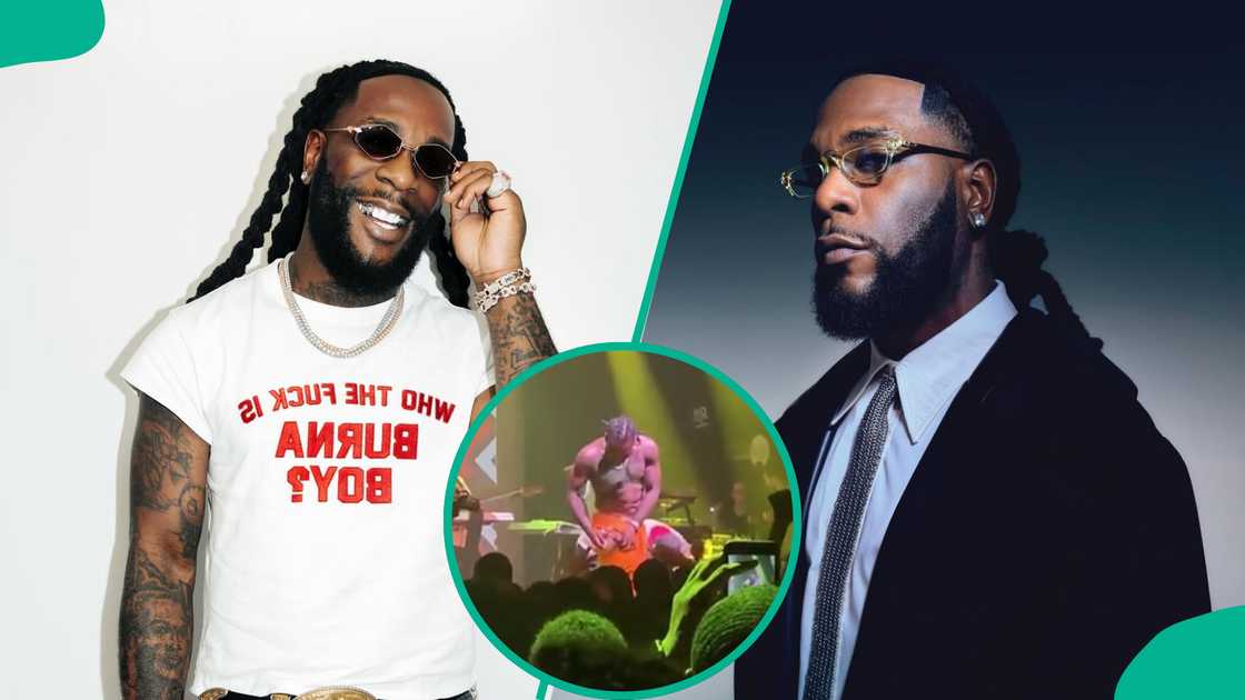 Fans dig up old vdeo of Burna Boy sending another fan home from his show Fans dig up old vdeo of Burna Boy sending another fan home from his show