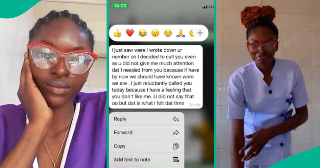 Nurse causes stir after posting WhatsApp messages her male patient of 10 months sent her