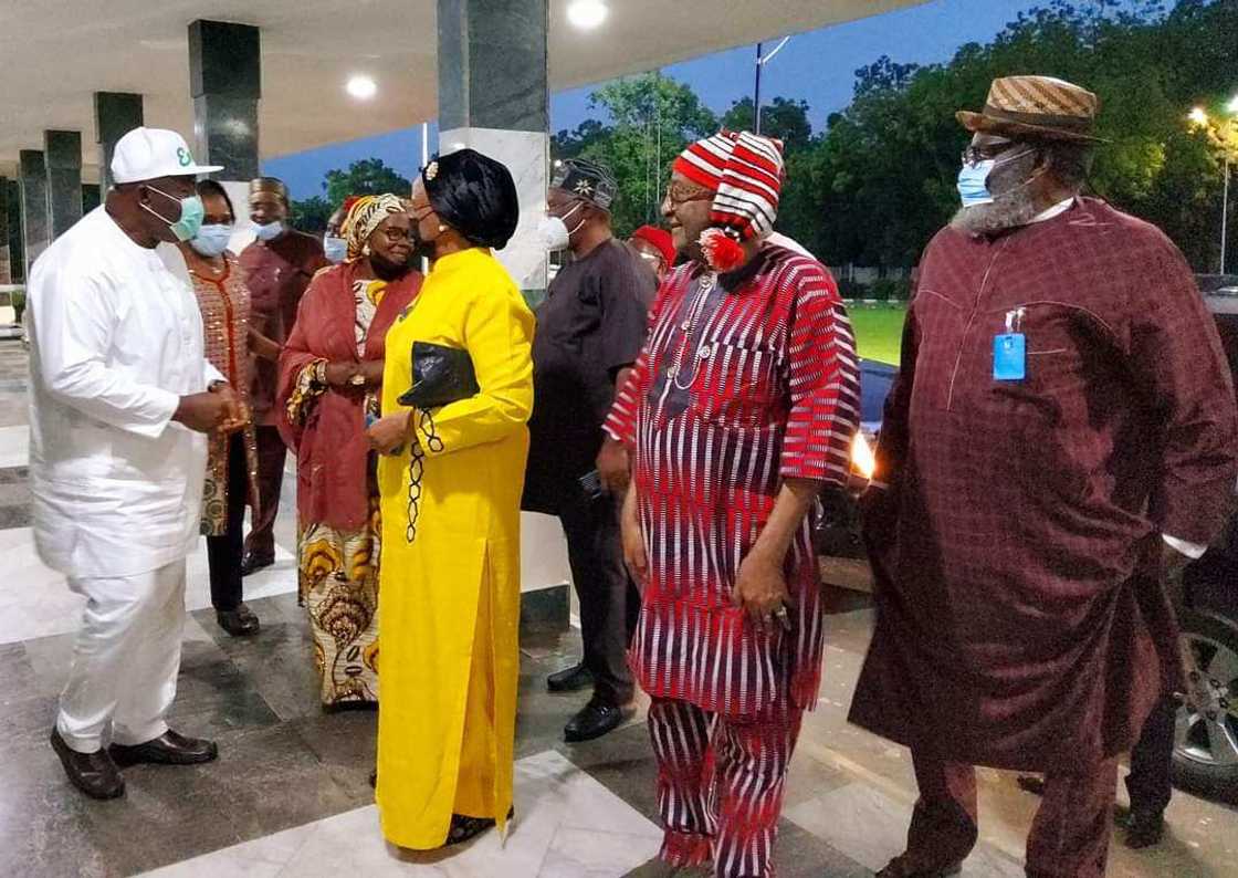 Enugu State: Gov Ugwuanyi Receives PDP Board of Trustees Led by Sen Walid Jibrin