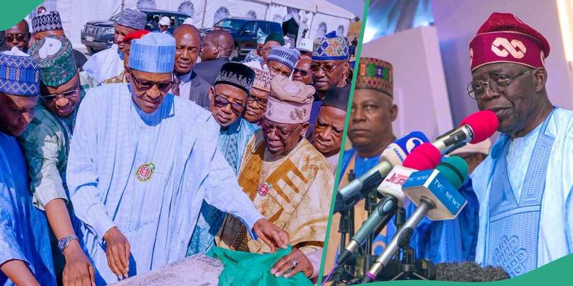 Lokacin da shugaba Buhari ya kaddamar da hako mai a Kolmani Lokacin da shugaba Buhari ya kaddamar da hako mai a Kolmani