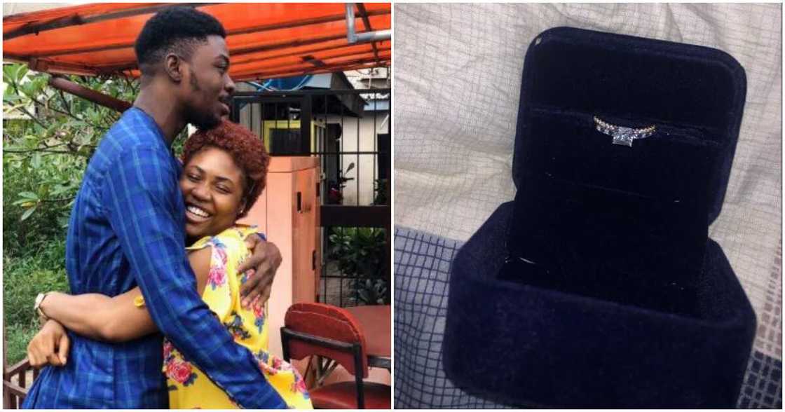 Nigerian man sends engagement ring and proposal letter to girlfriend through transport company (photos) Nigerian man sends engagement ring and proposal letter to girlfriend through transport company (photos)