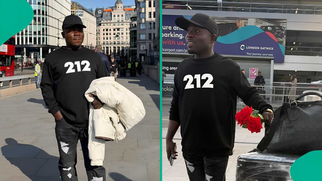 Nigerian lady in UK celebrates bringing her brothers over. Nigerian lady in UK celebrates bringing her brothers over.