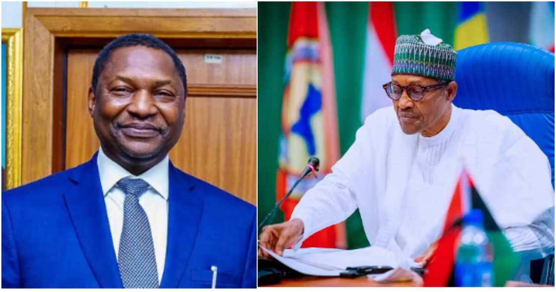 The Electoral Act of 2022, President Muhammadu Buhari, 2023 general election, the Attorney General of the Federation and Minister of Justice, Abubakar Malami