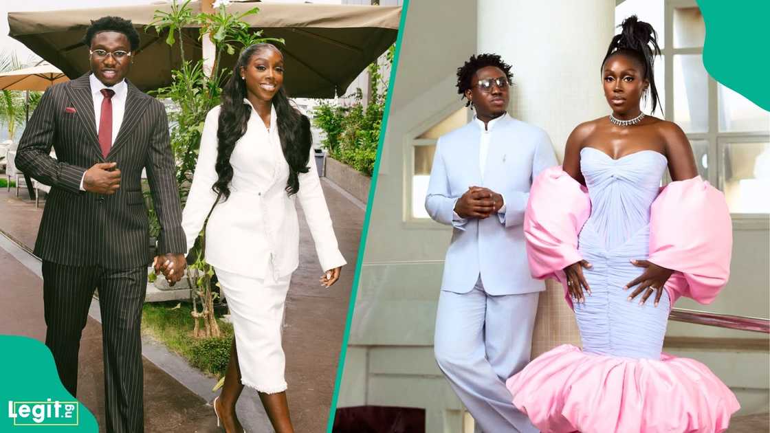 Zlatan Ibile and Davita’s traditional Benin wedding outfits attract attention as Nigerians praise their regal appearance