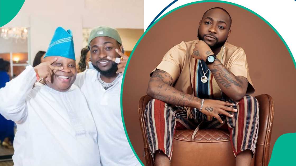 Davido spotted walking around Osun in support of uncle’s reelection campaign