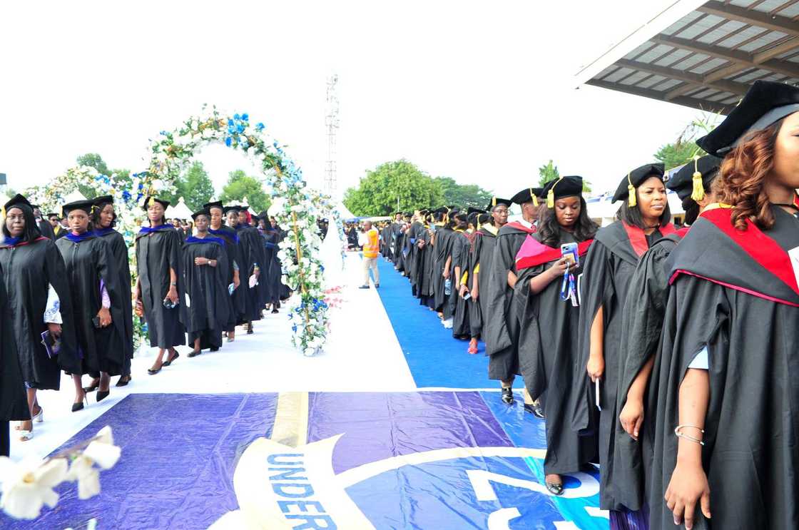 Graduating Babcock University candidates