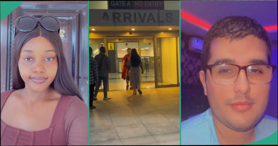 Reactions as Nigerian lady flaunts her white lover whom she met online Reactions as Nigerian lady flaunts her white lover whom she met online