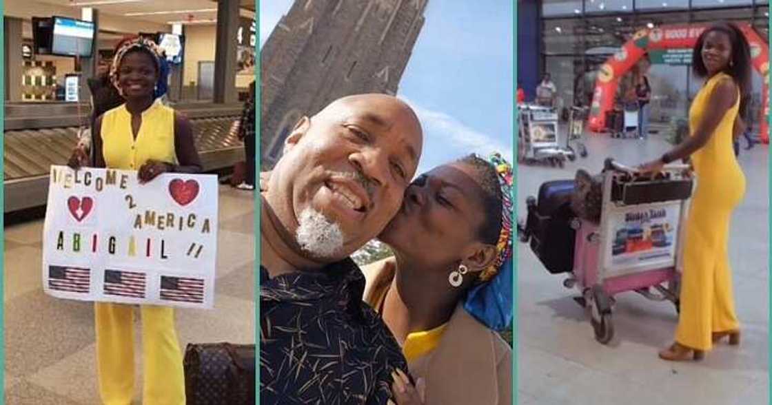 Lady relocates to America to meet husband Lady relocates to America to meet husband
