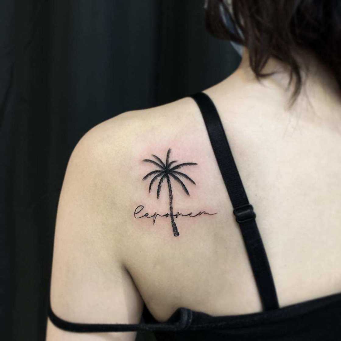palm tree tattoo design palm tree tattoo design