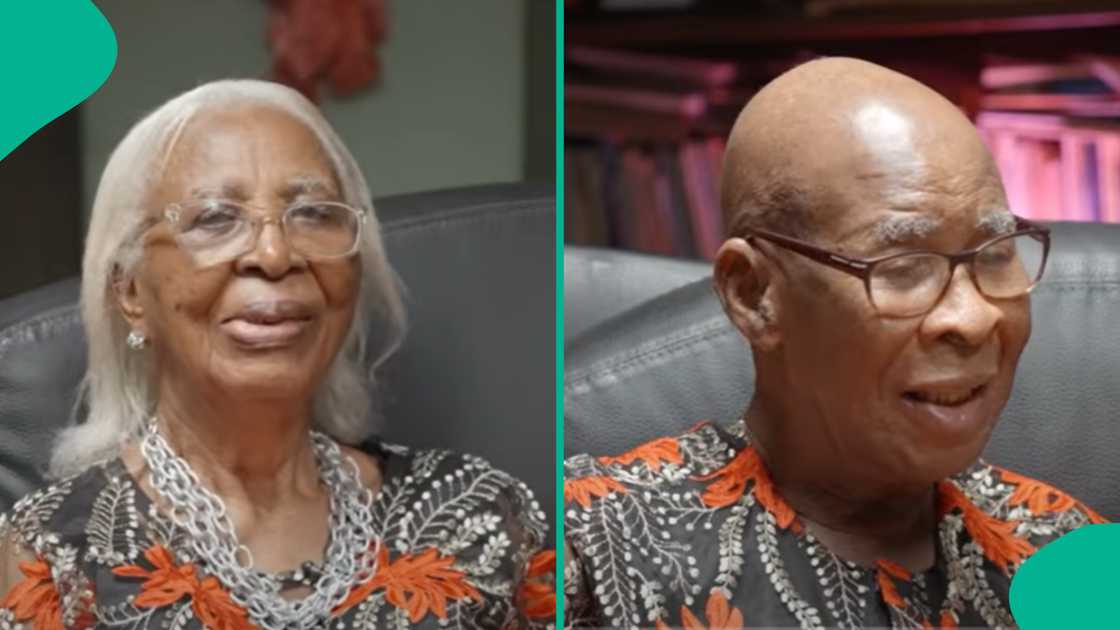 Old couple shares interesting love story. Old couple shares interesting love story.